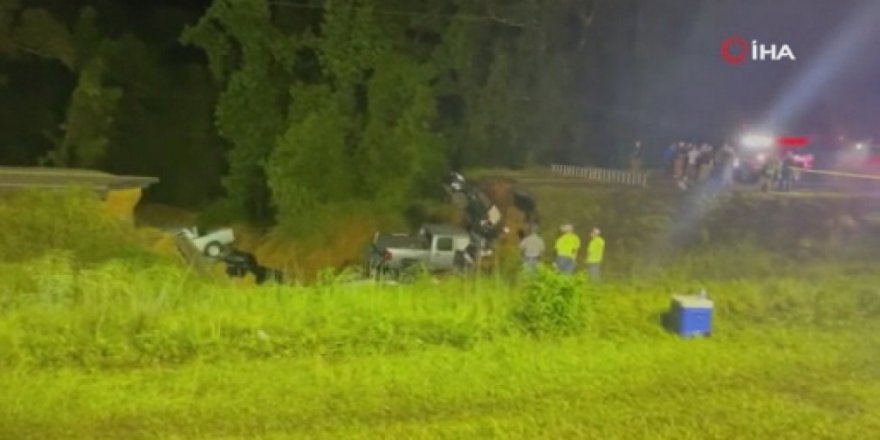 ABD’de şiddetli yağış sonrası yol çöktü: 2 ölü, 10 yaralı