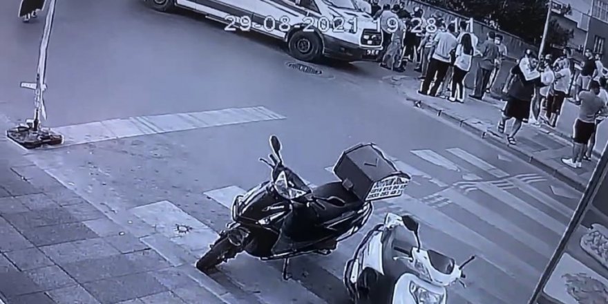 Ümraniye’de hamile kadına kaza şoku: Bebek arabasına motosiklet çarptı