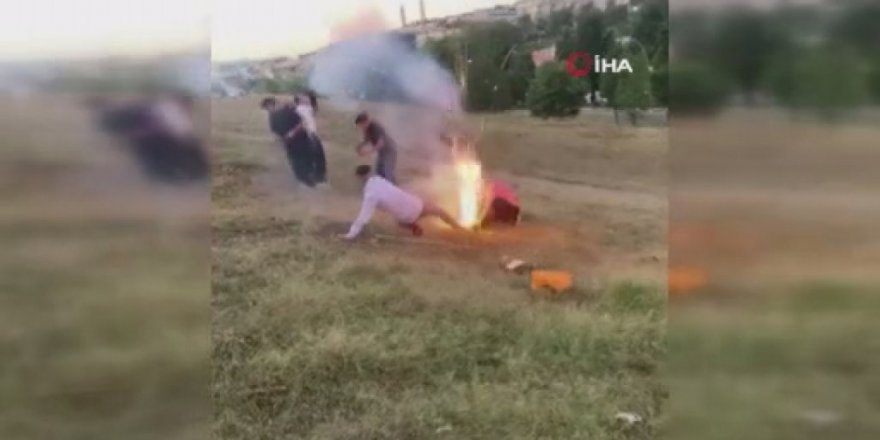 Düğüne giden davetlilere havai fişek şoku