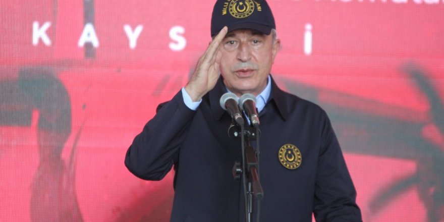 Bakan Akar: “Bizim tek amacımız halkımızın, ülkemizin güvenliğidir ve bunun için gayret gösteriyoruz”