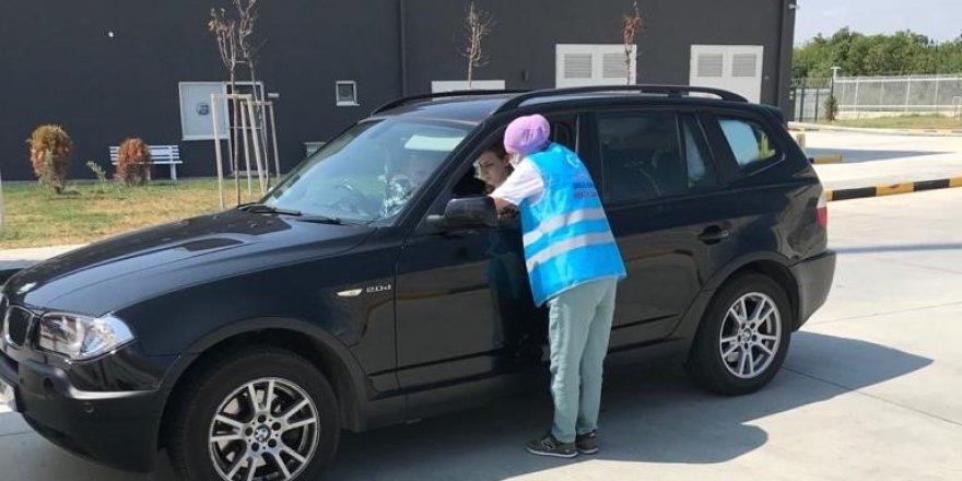 İpsala Sınır Kapısında Türkiye’ye girişte PCR testi uygulaması