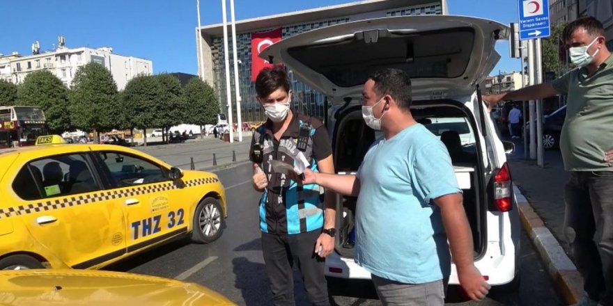 Kurallara uymayan ticari taksi sürücülerine ceza yağdı