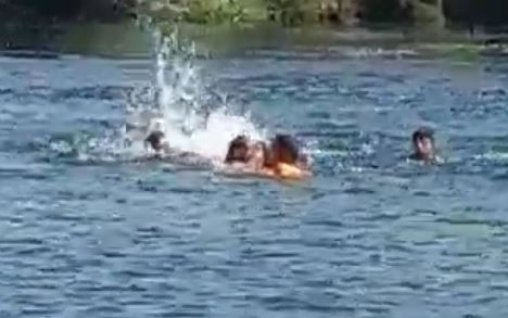 Fırat Nehri’nde Boğulan Gencin Son Anlarına Ait Görüntüler Ortaya Çıktı