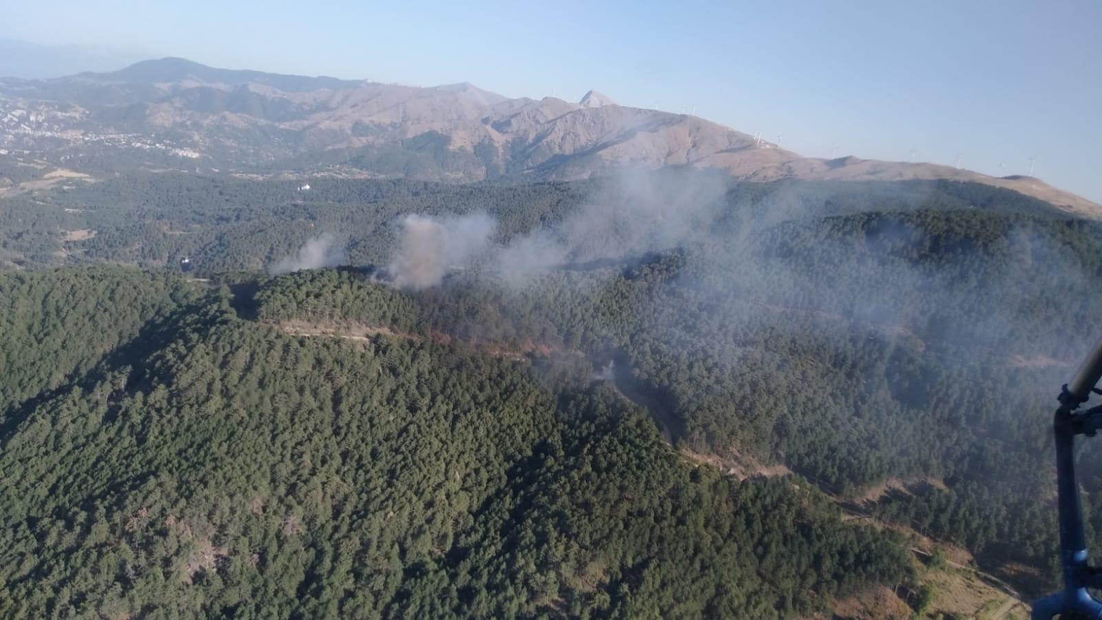 Denizli’deki orman yangını söndürüldü