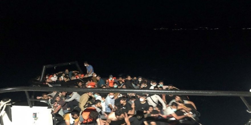 Aydın’da  83 kaçak göçmen kurtarıldı
