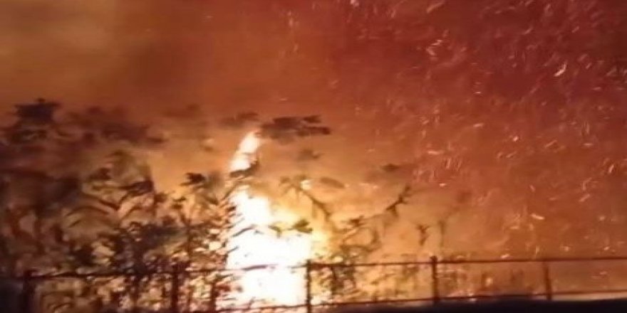 Dünyaca ünlü falezlerde bulunan parkta yangın