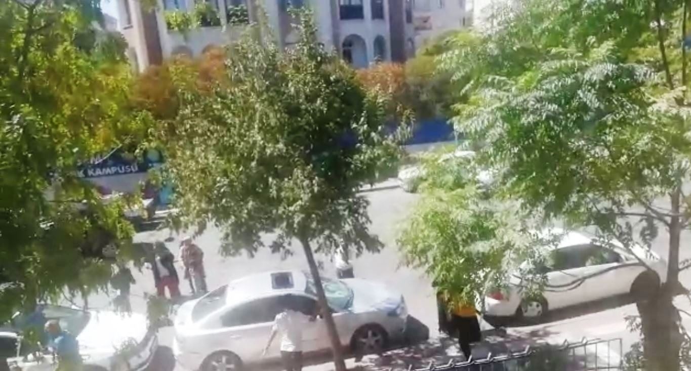 Şanlıurfa’da taşlı sopalı miras kavgası kamerada
