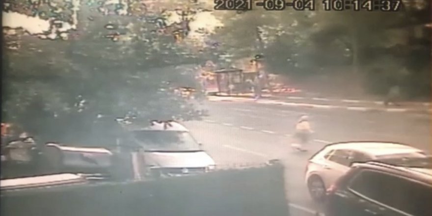 İstanbul’da dehşet anları kamerada