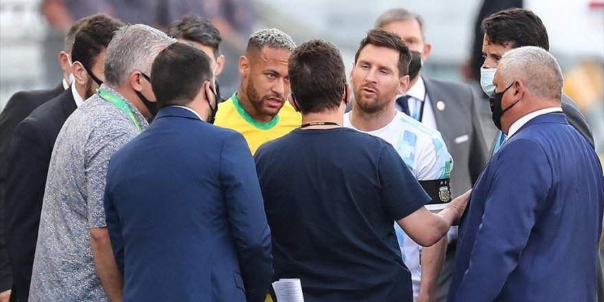 Brezilya-arjantin Maçı, yarıda kaldı