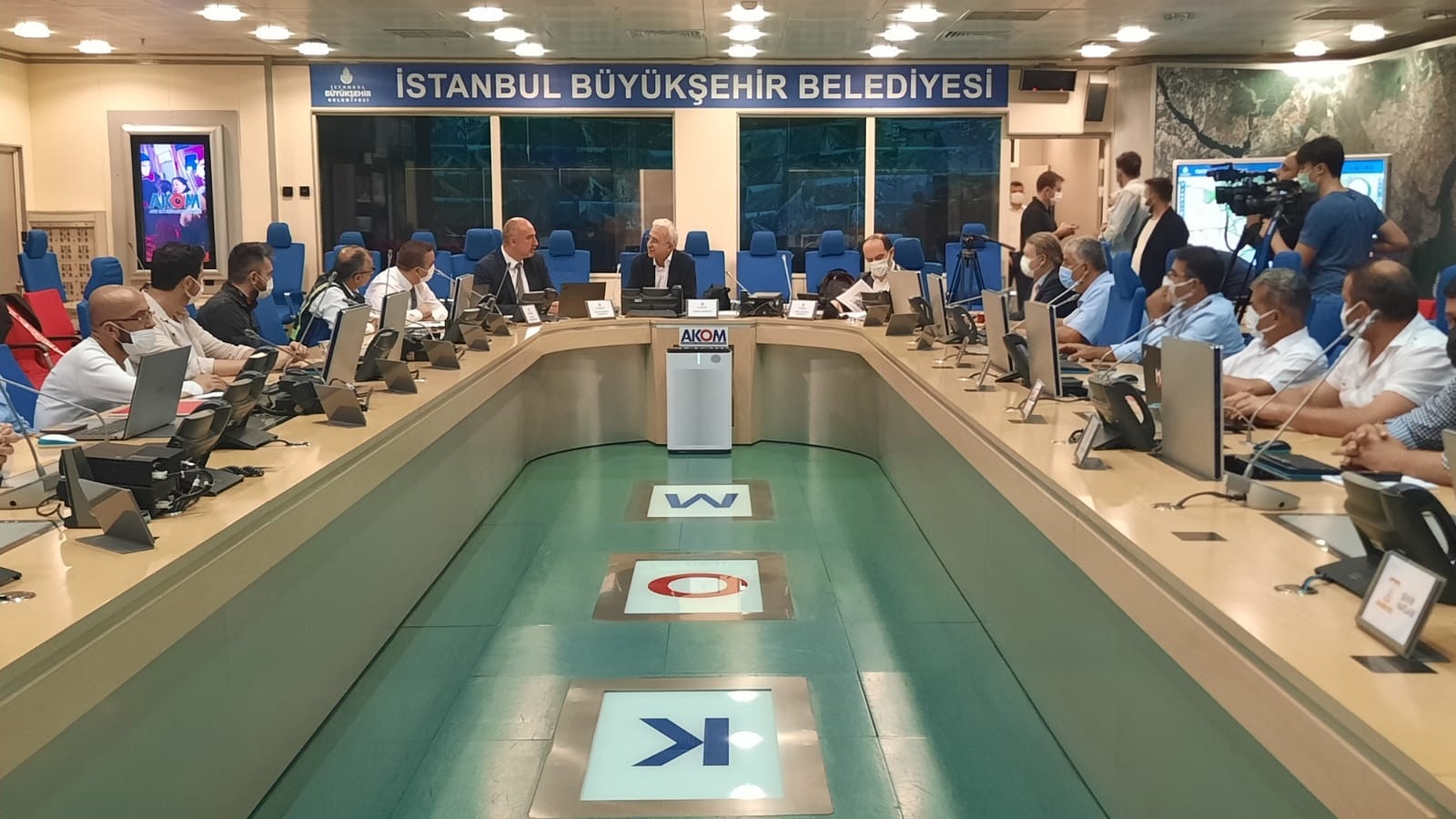 Okulların açılış gününde İstanbul’da ulaşım ve trafik AKOM’dan koordine edildi