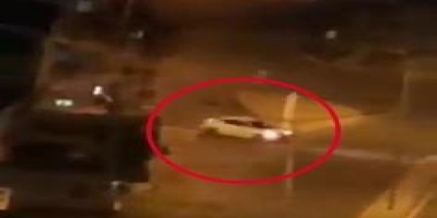 Trafik Magandasının Drift Yaptığı Anlar Kamerada