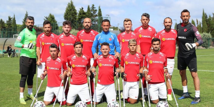 Ampute Milli Futbol Takımı yeniden şampiyonluk için sahada