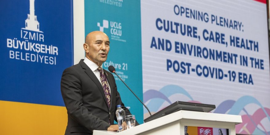 İzmir Büyükşehir Belediye Başkanı Tunç Soyer' in UCLG Kültür Zirvesi’nin gala yemeğinde açıklama yaptı