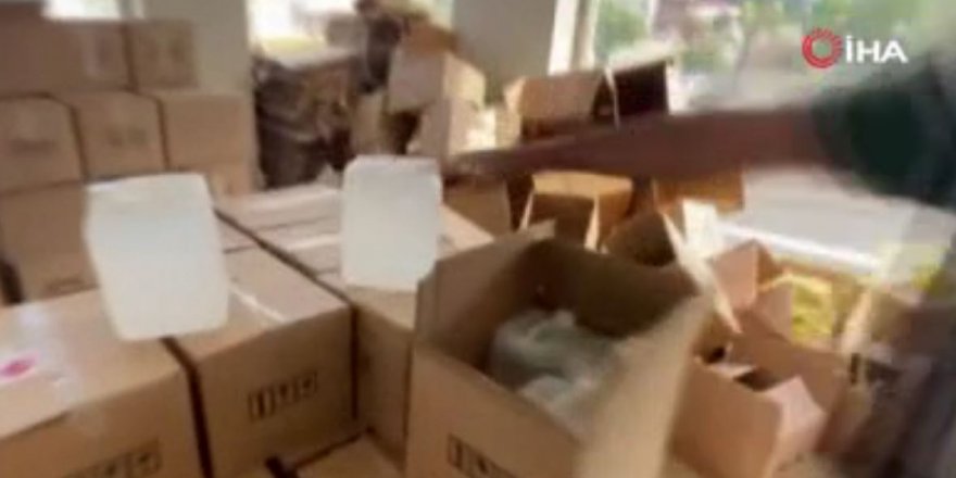 İstanbul’da kargoyla sahte alkol sevkiyatı