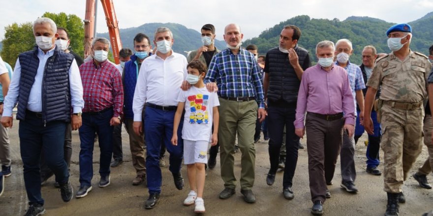 İçişleri Bakanı Süleyman Soylu: “Şu ana kadar sel bölgesinde toplam maliyetimiz 5.8 milyar liradır”