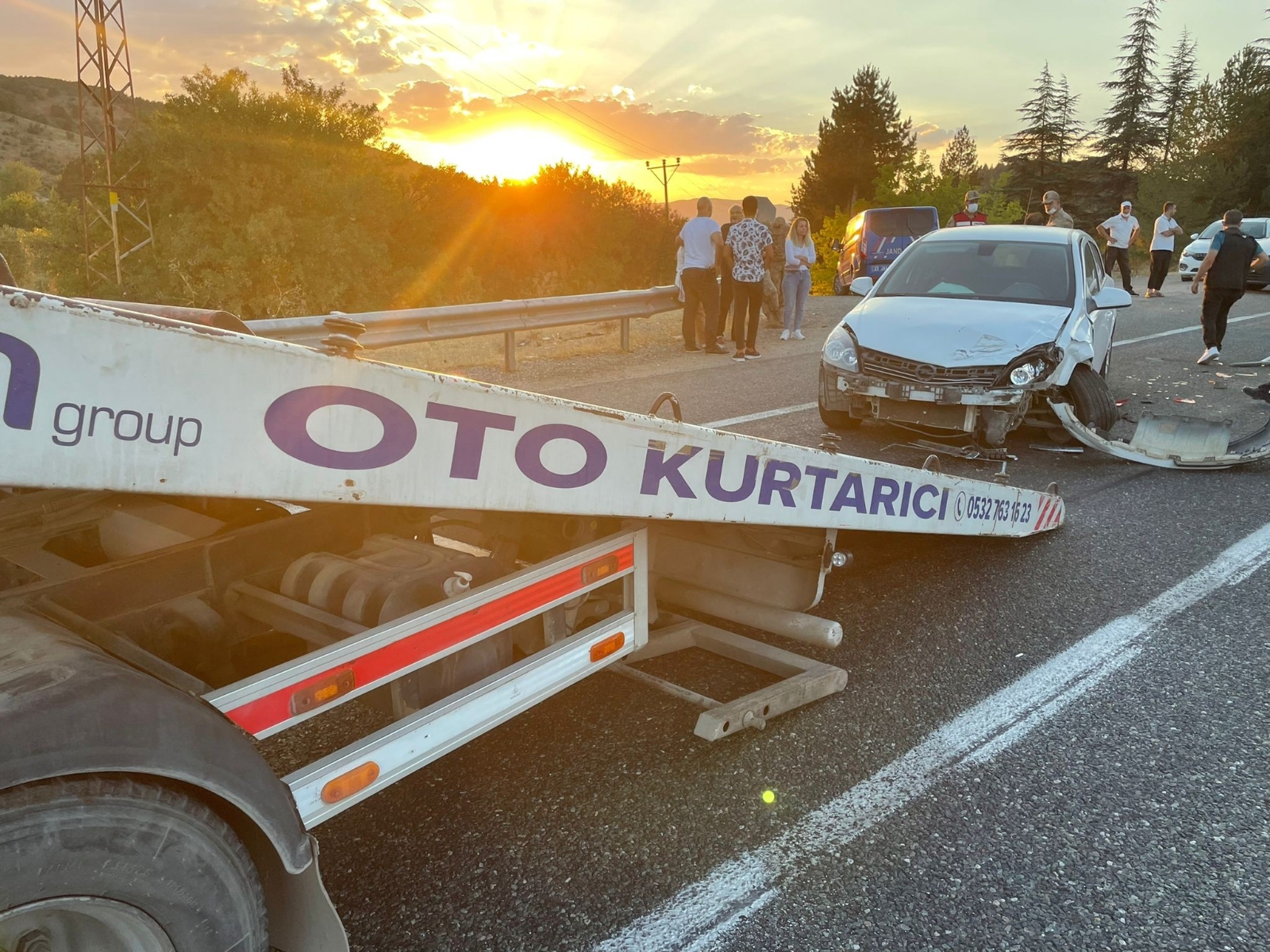 Elazığ’da zincirleme trafik kazası: 2 yaralı