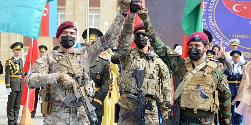 Azerbaycan’da "Üç Kardeş 2021" tatbikatının açılış töreni düzenlendi