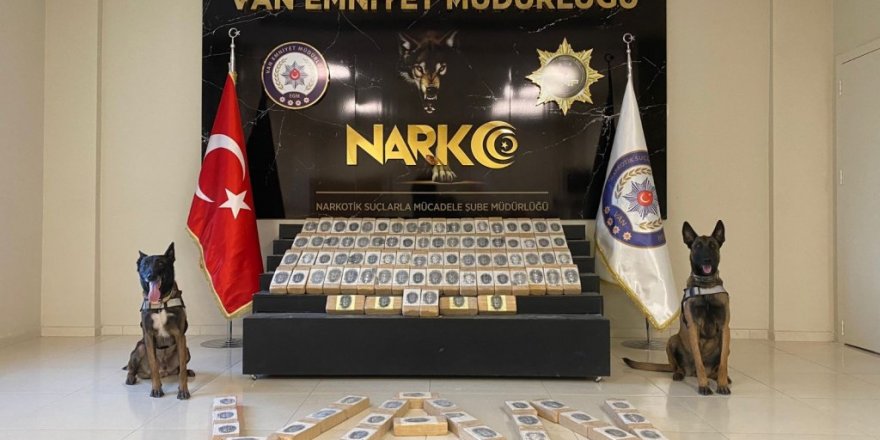 Van’da 115 kilo eroin ele geçirildi