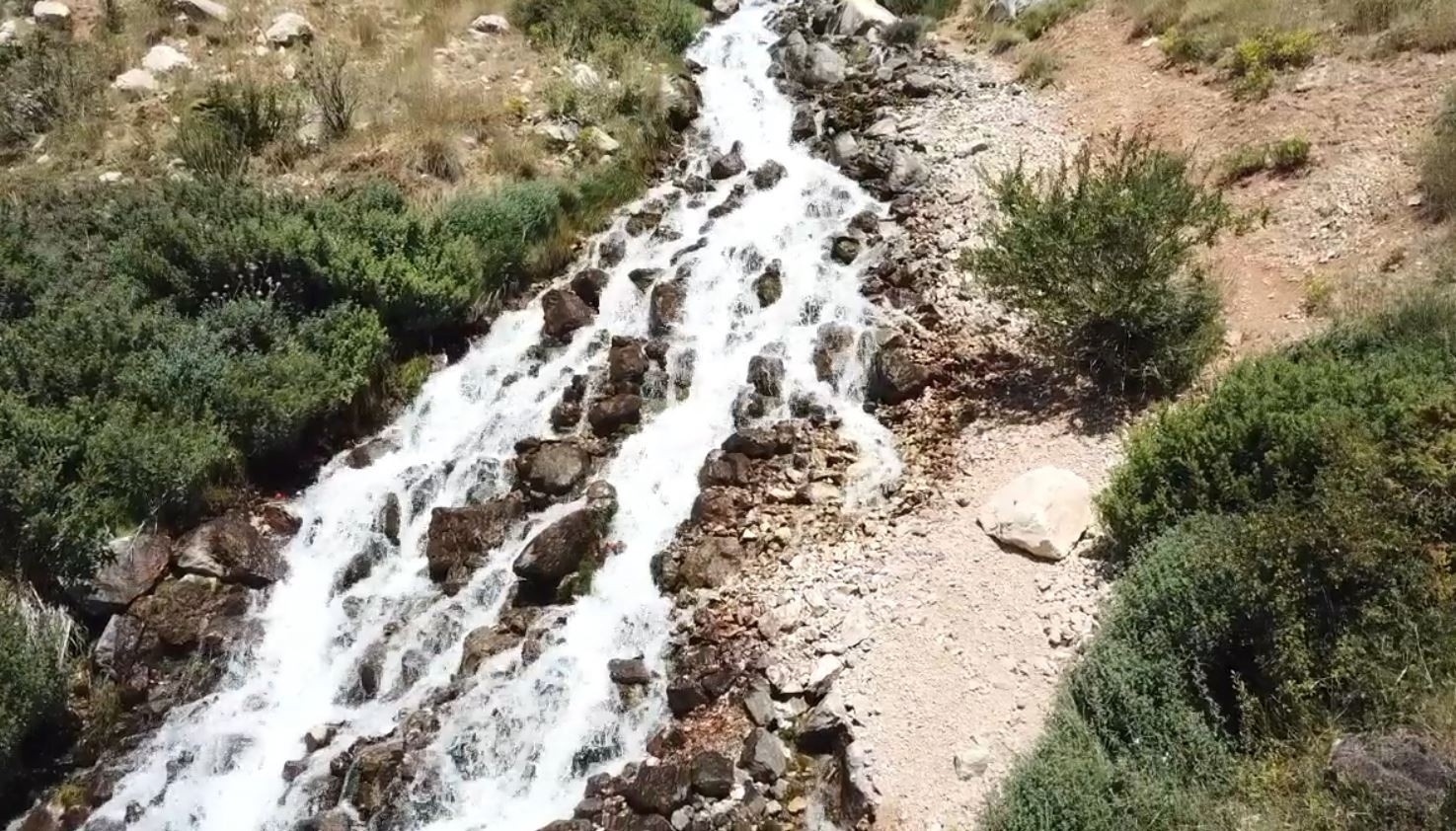 Antalya’nın 3024 Rakımlı Akdağ Eteklerinde Bulunan Uçarsu Şelalesi Kurudu