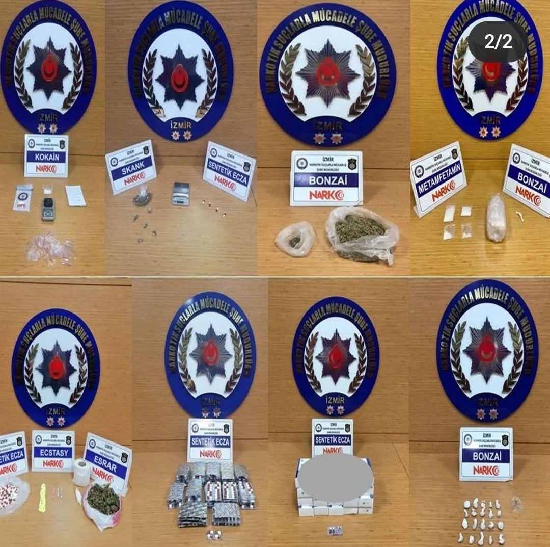 İzmir polisi zehir tacirlerine göz açtırmıyor: 10 tutuklama