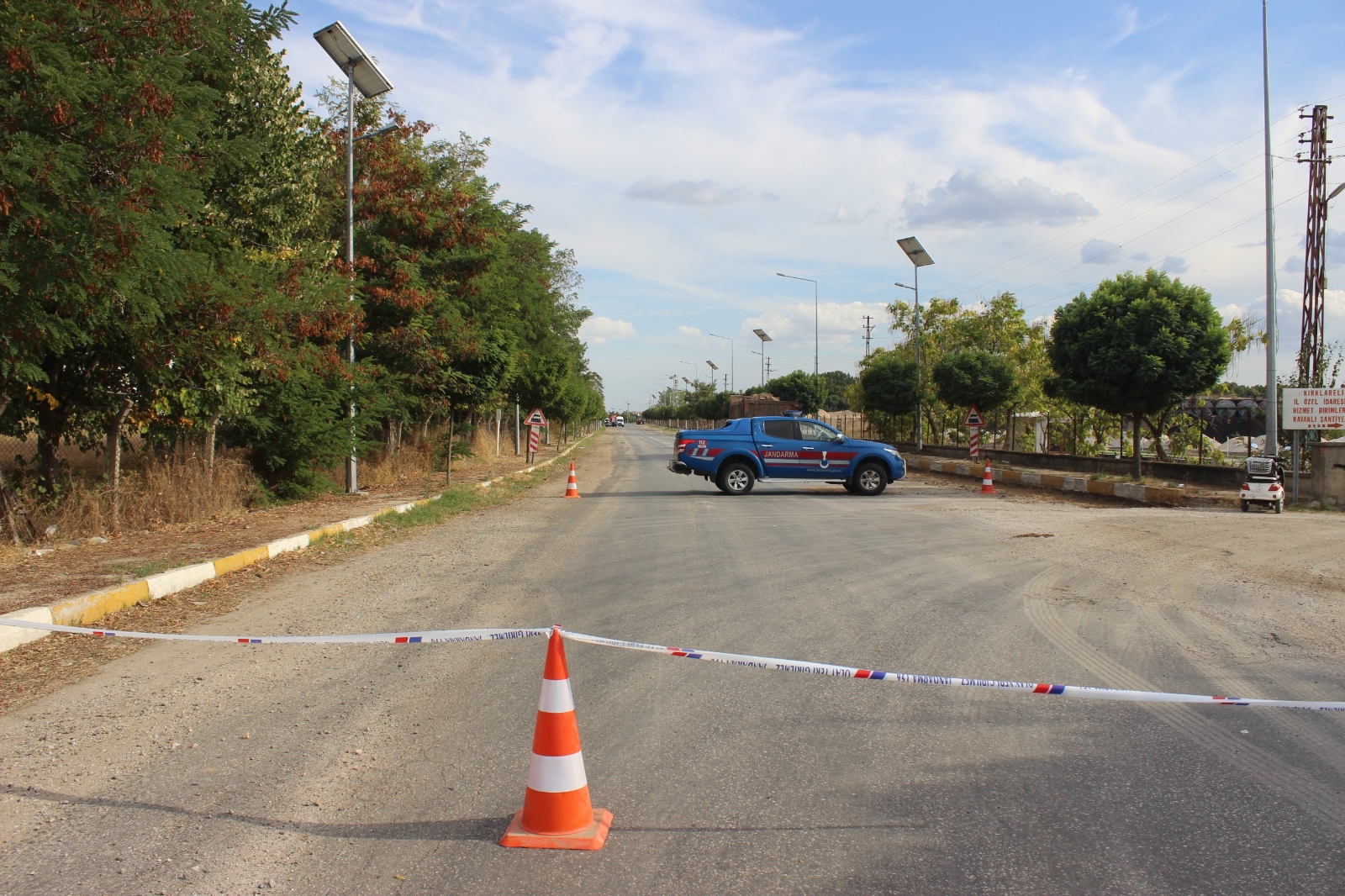 Kırklareli’nde arazide bulunan el bombası imha edildi