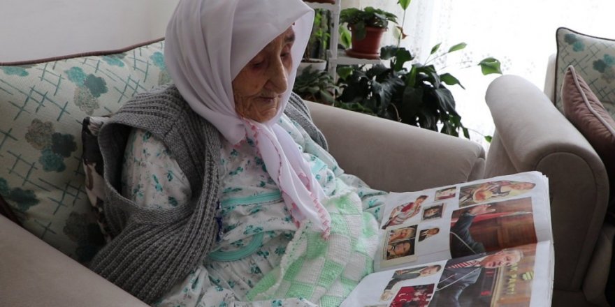 98 yaşındaki Sariye ninenin ‘Cumhurbaşkanı albümü’