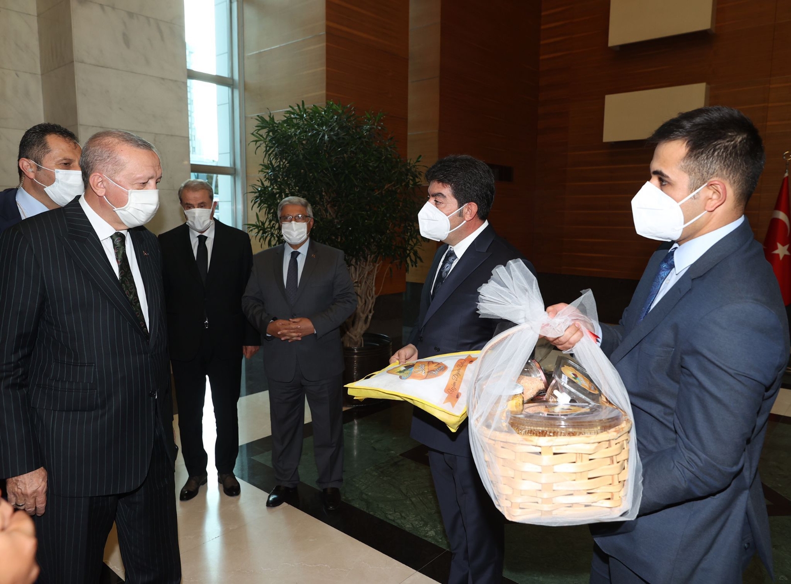 Cumhurbaşkanı Erdoğan rekortmen başkanı kabul etti