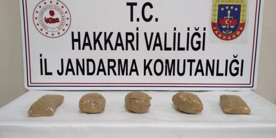 Yüksekova’da 3 kilo metamfetamin maddesi ele geçirildi