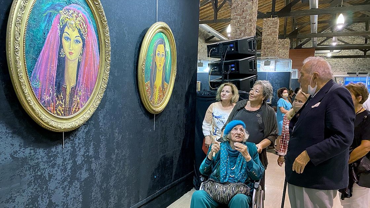 'Sultanların Ressamı' Şehit Çocukları İçin Sergi Açtı