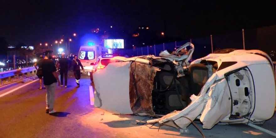 Beykoz'da feci kaza: 3 ölü, 3 yaralı