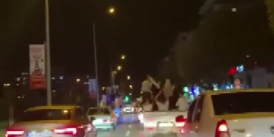 Bursa’da Asker Ve Düğün Konvoyunda Trafiği Tehlikeye Düşürdü