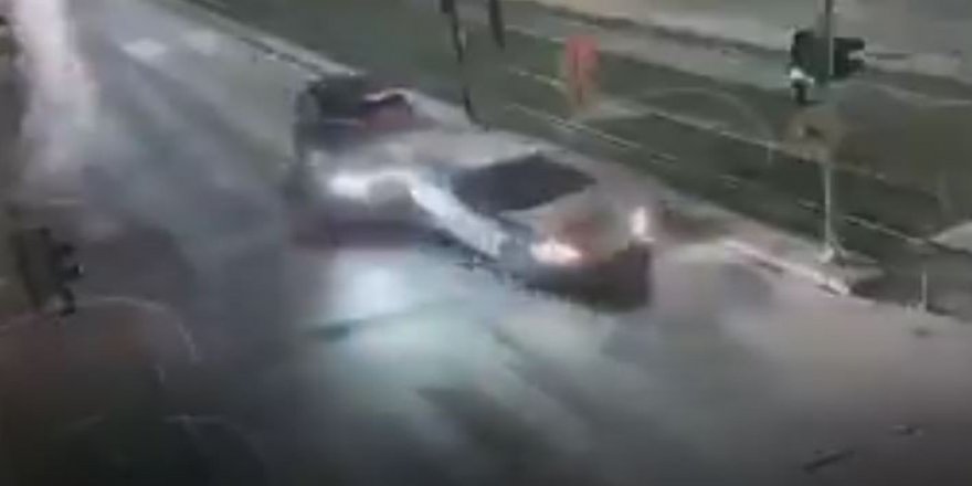 Gaziantep’te trafik kazaları kameralara yansıdı