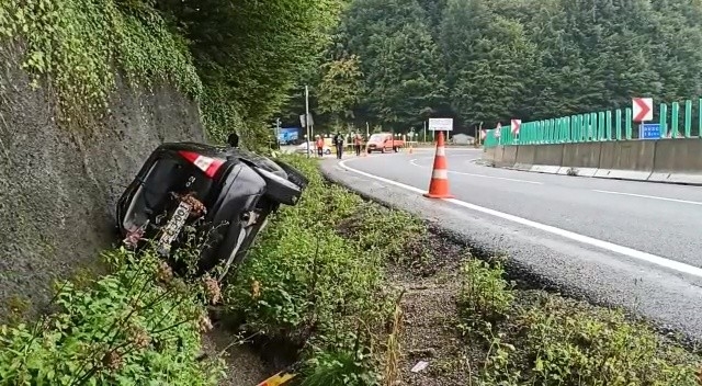 Bolu Dağı’nda Peş Peşe Kazalar Ucuz Atlatıldı