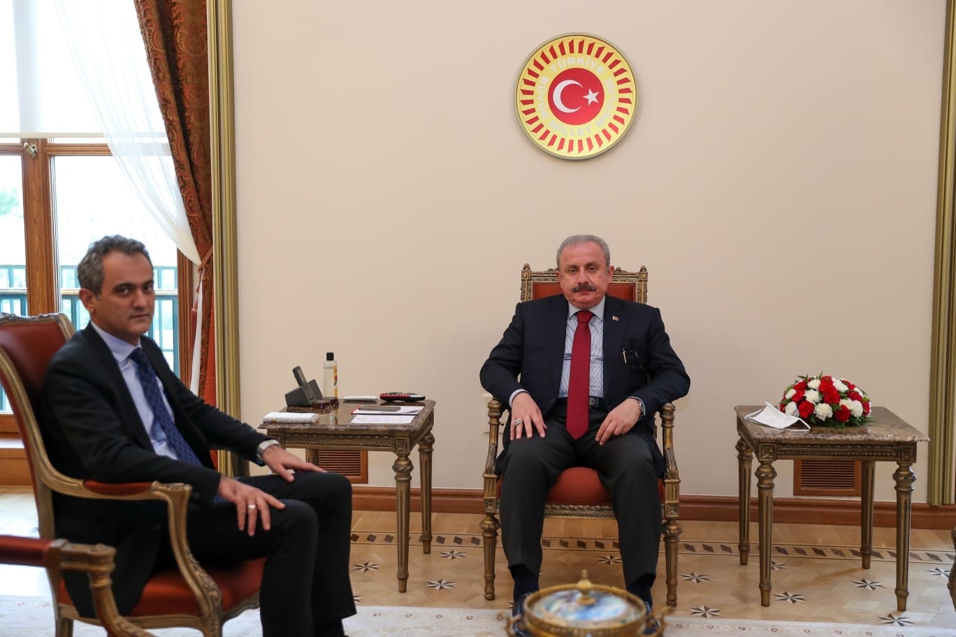 TBMM Başkanı Şentop, Milli Eğitim Bakanı Özer’i ağırladı