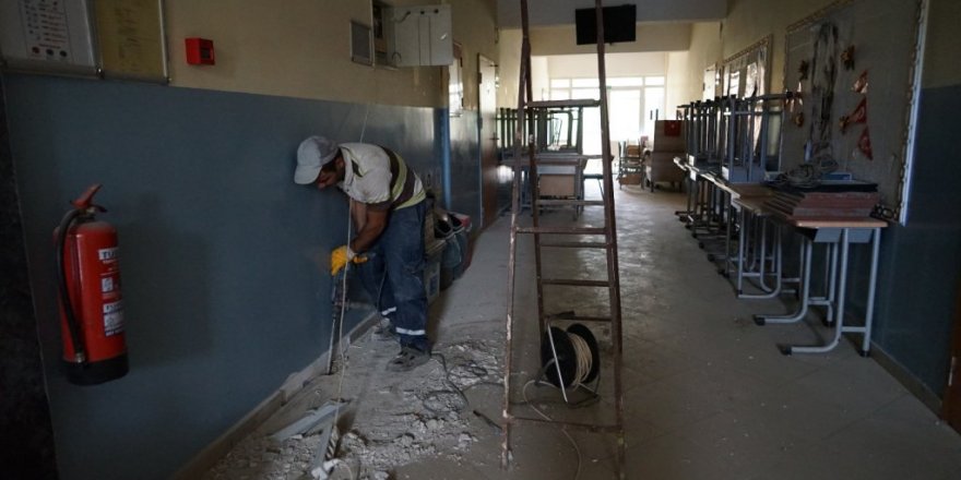 Selin vurduğu Bozkurt’ta okullar eğitim öğretime hazırlanıyor