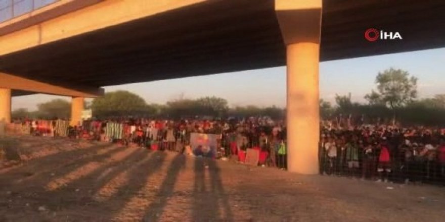 ABD-Meksika sınırındaki insani kriz: 10 bini aşkın göçmen köprü altında
