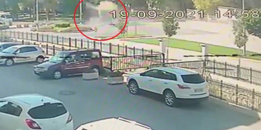 Çorum’daki kaza güvenlik kamerasında