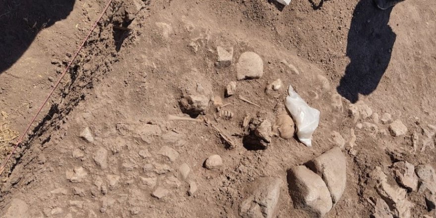 Domuztepe Höyüğü’nde Orta Çağ’da yaşamış çocuğun iskeleti bulundu