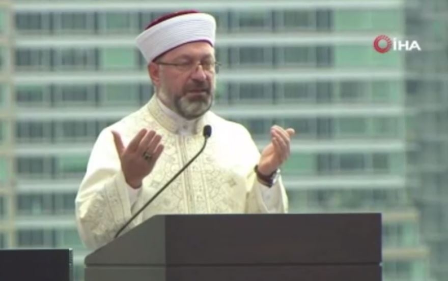 ABD’deki Türkevi, Diyanet İşleri Başkanı Erbaş’ın okuduğu duayla açıldı