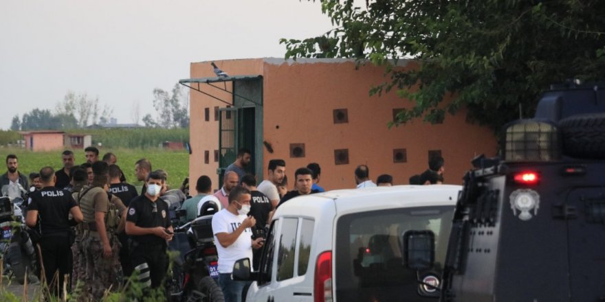 Adana'da polislere ateş açan şüpheliler tarlada yakalandı