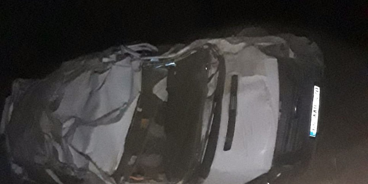 Van-Bahçesaray karayolunda trafik kazası: 1 ölü, 1 yaralı