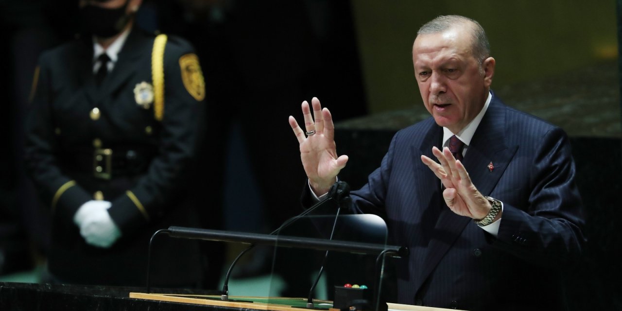 Cumhurbaşkanı Erdoğan, BM 76. Genel Kurulu Toplantısında dünyaya seslendi