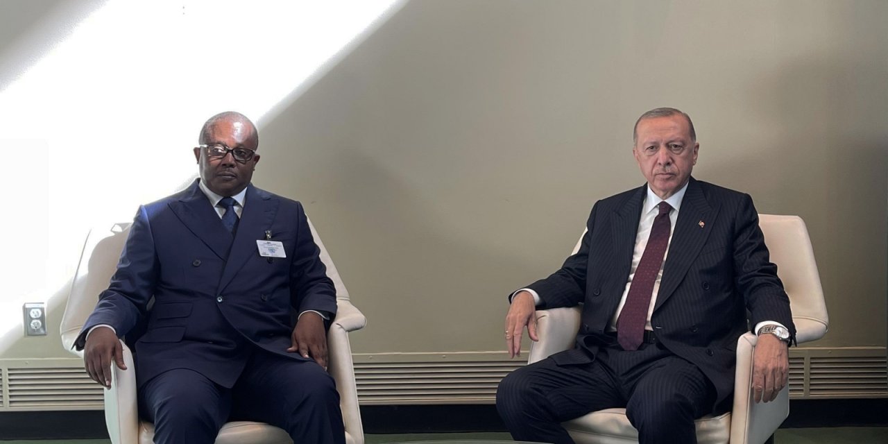 Cumhurbaşkanı Erdoğan, Gine Cumhurbaşkanı ile bir görüşme yaptı