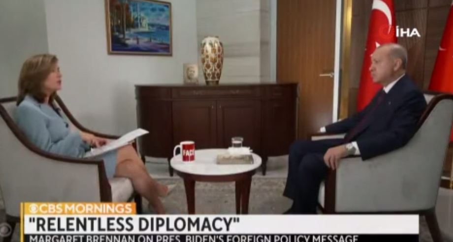 Cumhurbaşkanı Erdoğan, CBS televizyonuna konuştu