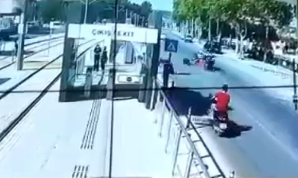 Okul dönüşü kahreden kazanın görüntüleri ortaya çıktı