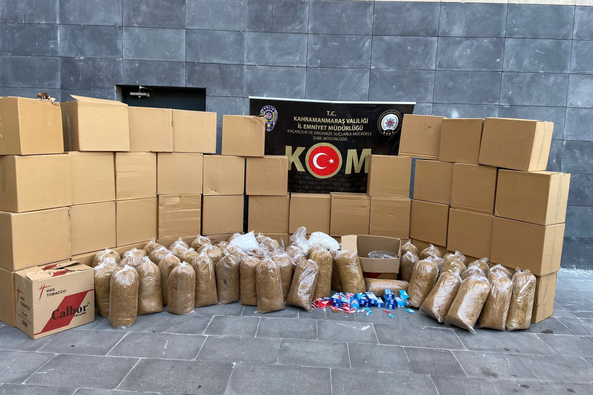 Kahramanmaraş'ta kaçakçılık operasyonu