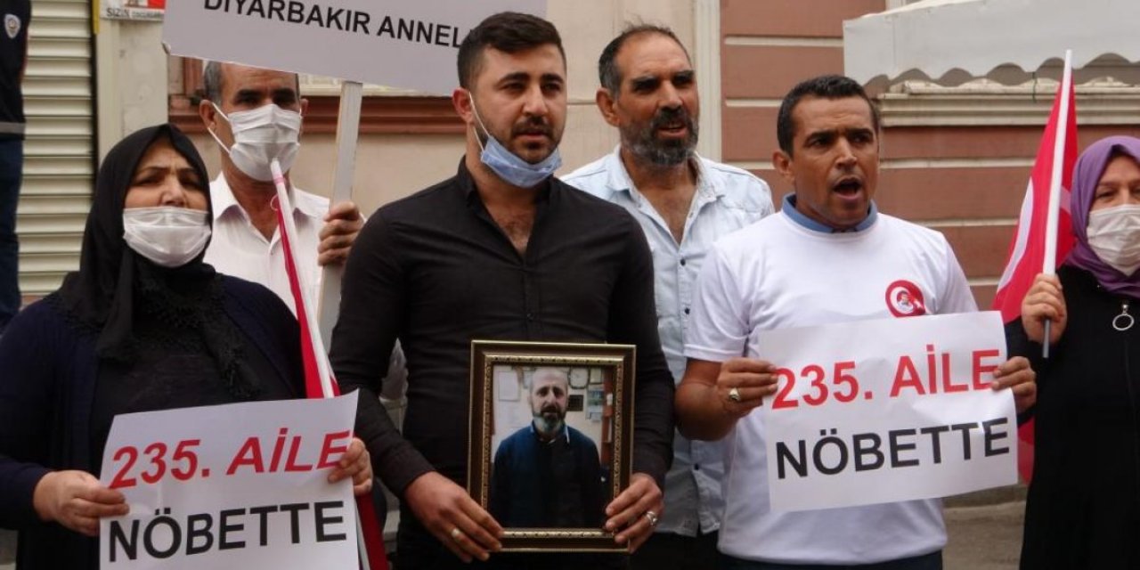 Diyarbakır'da evlat nöbetindeki aile sayısı 234 oldu