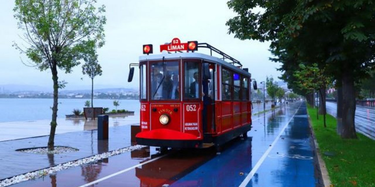 Ordu'da nostaljik tramvay hizmete girdi
