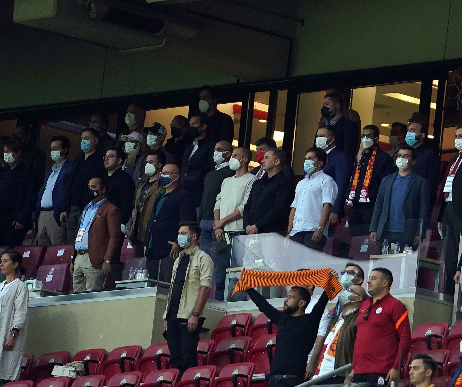 Stefan Kuntz, Galatasaray - Göztepe maçını izledi