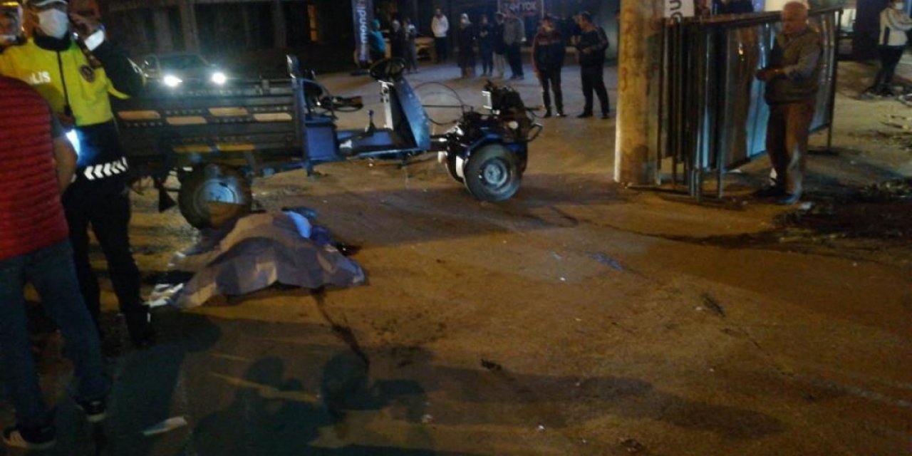 Zonguldak'ta hız yapan tarım aracı takla attı: 1 ölü